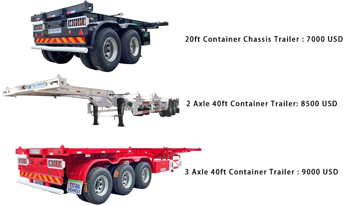 How Much Does a Container Chassis Trailer Cost?