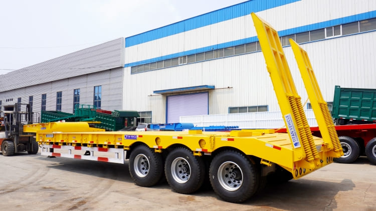 3 Axle 40 Feet Low Bed Trailer Manufacturers in Trinidad and Tobago
