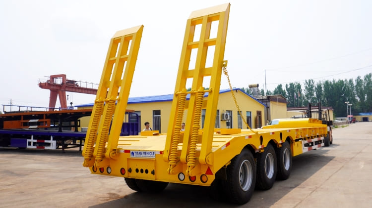 3 Axle 40 Feet Low Bed Trailer Manufacturers in Trinidad and Tobago