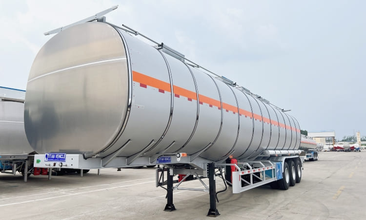 45000L Stainless Steel Tanker for Sale | Oil Tanker Trailers in Trinidad and Tobago