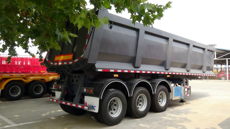 CIMC Group Tri Axle Tipper Trailer for Sale Near Me in Trinidad and Tobago