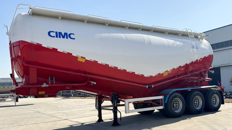 CIMC Vehicles Group 3 Axle Cement Tanker Price for Sale in Trinidad and Tobago