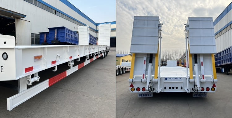 40 Feet Lowbed Trailer Manufacturers for Sale in Trinidad and Tobago