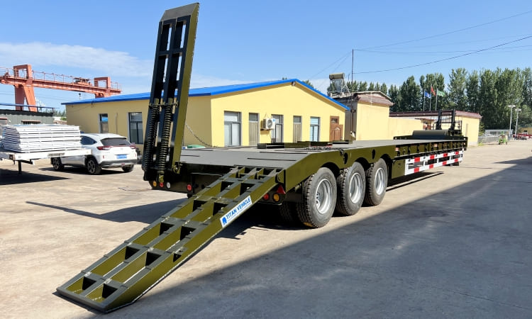 Semi Low Loader Trailer for Sale | Tri Axle Low Loader Truck in Trinidad and Tobago