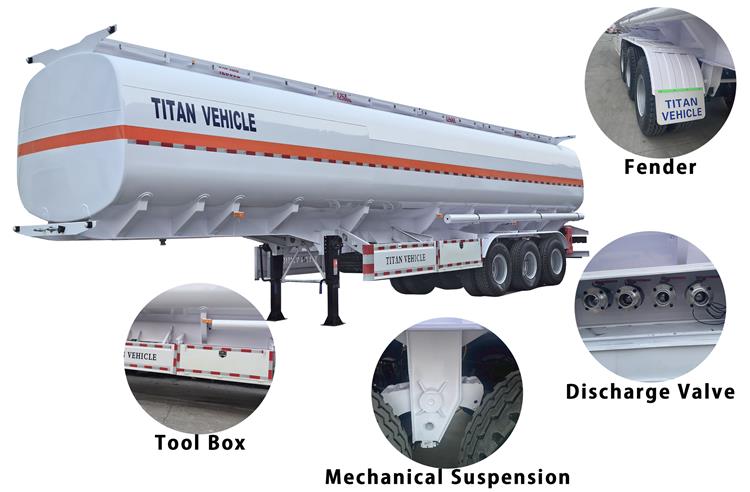45000 Liters Fuel Tanker Trailers for Sale Manufacturers In Trinidad and Tobago