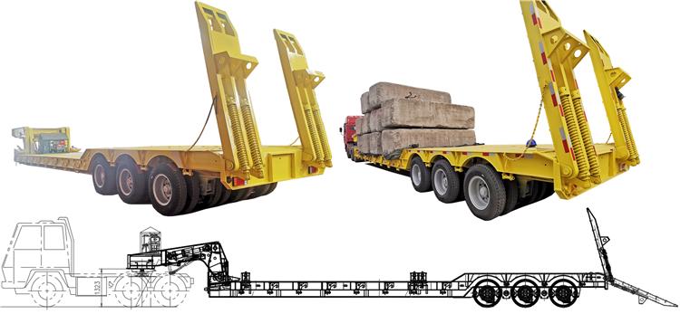 150 Ton Detachable Gooseneck Trailer with Ladder for Sale In Trinidad and Tobago