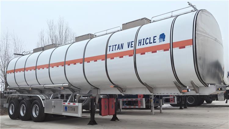 42000 Liters Aluminum Tanker Trailer for Sale In Trinidad and Tobago