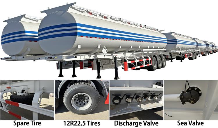 50000 L Diesel Tanker Trailer for Sale In Trinidad and Tobago Port of Spain
