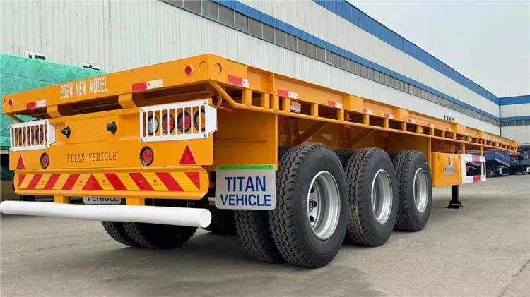 12.5m Tri Axle Trailer for Sale | Semi Truck Flatbed Trailer for Sale In Trinidad and Tobago