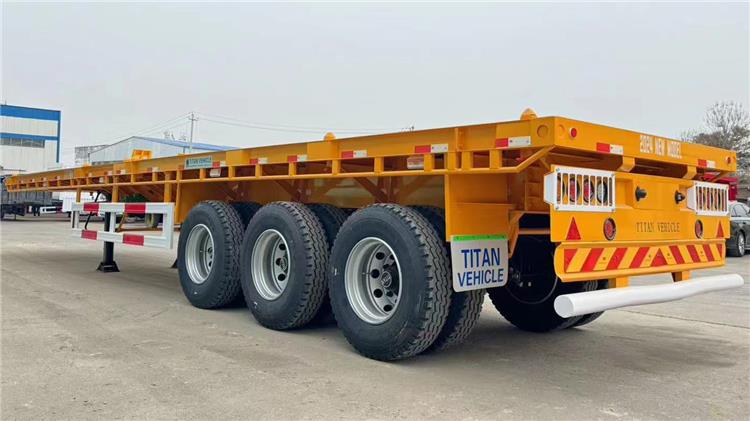 12.5m Tri Axle Trailer for Sale | Semi Truck Flatbed Trailer for Sale In Trinidad and Tobago