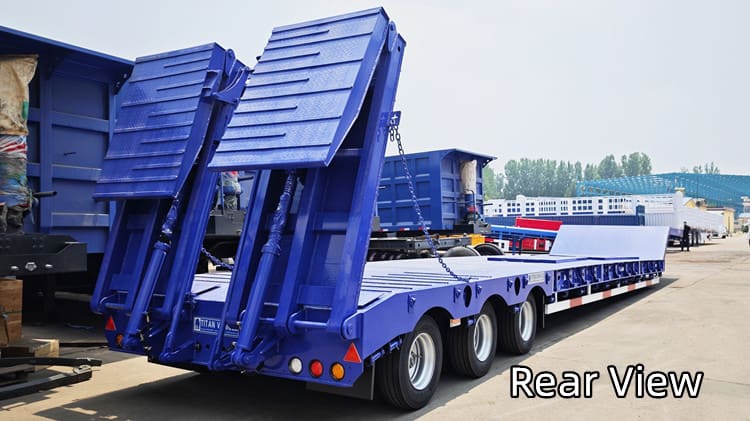 3 Axle 80T Low Loader Truck Trailer in Trinidad and Tobago