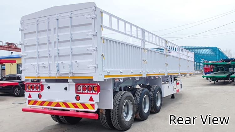 Triple Axle Semi Trailer with Drop Sides in Trinidad and Tobago