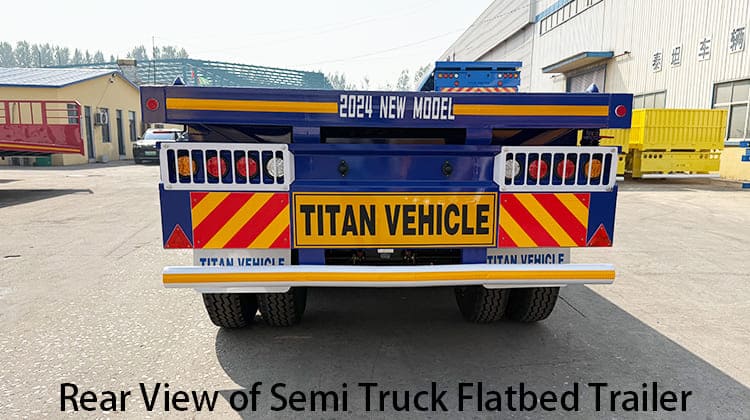 4 Axle Semi Truck Flatbed Trailer for Sale in Trinidad and Tobago, Galeota Point