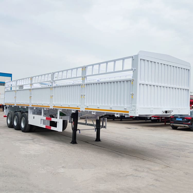 Triple Axle Semi Trailer with Drop Sides