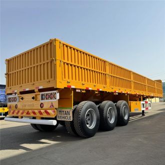 60 Ton Trailer with Drop Sides